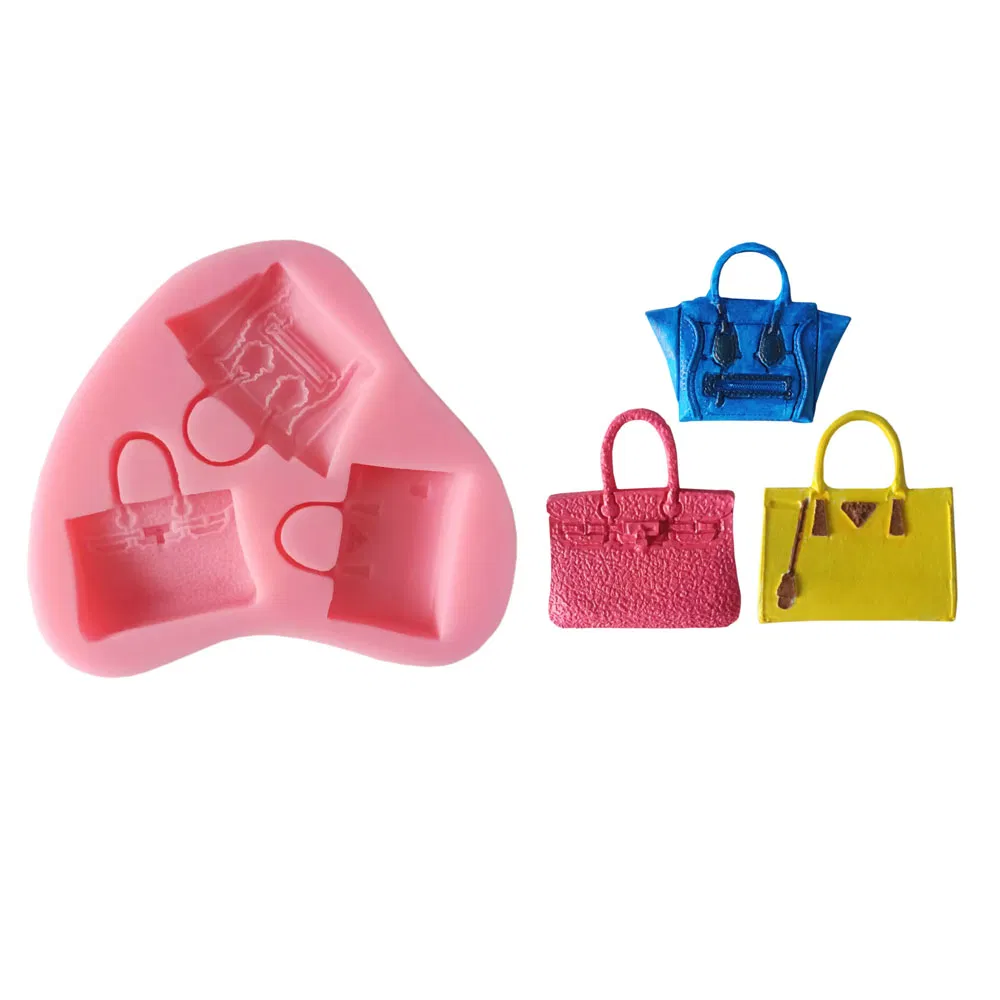Силиконовая форма для торта в виде сумочек