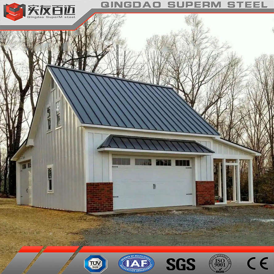 Temoporary Storage Building Warehouse Garage Price Prefab Metal Frame Steel Building Kits Prefabricated Pole Structure Barn with Car Parking Shed