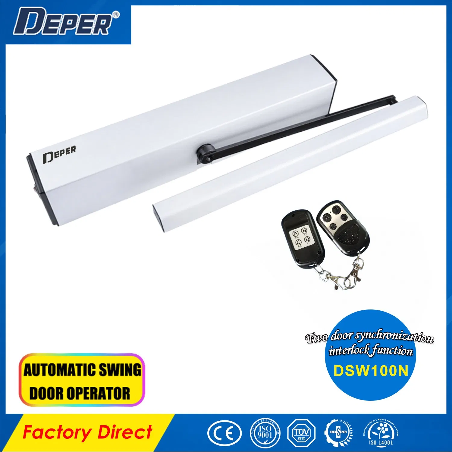 Smart Automatic Swing Door Opener for Hands-Free Access