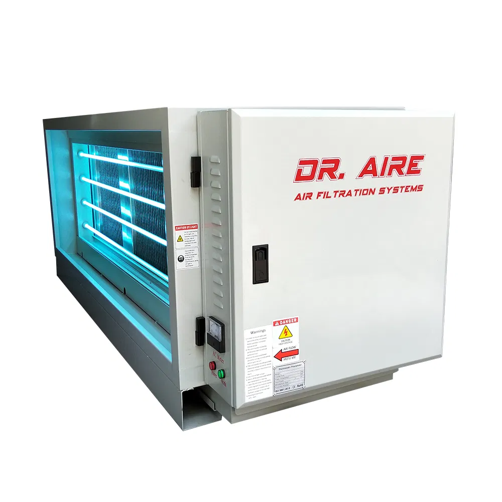Electrostatic Precipitator Integrated with Electrostatic Air Filter and Fume Purifier