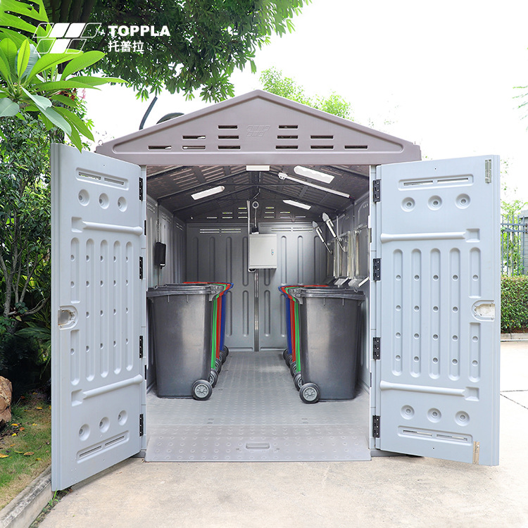 All-Plastic HDPE House for Smart Dustbin Intelligent Waste Sorting Bins
