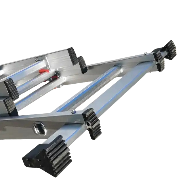 3-Section Aluminum Telescopic Straight Ladder