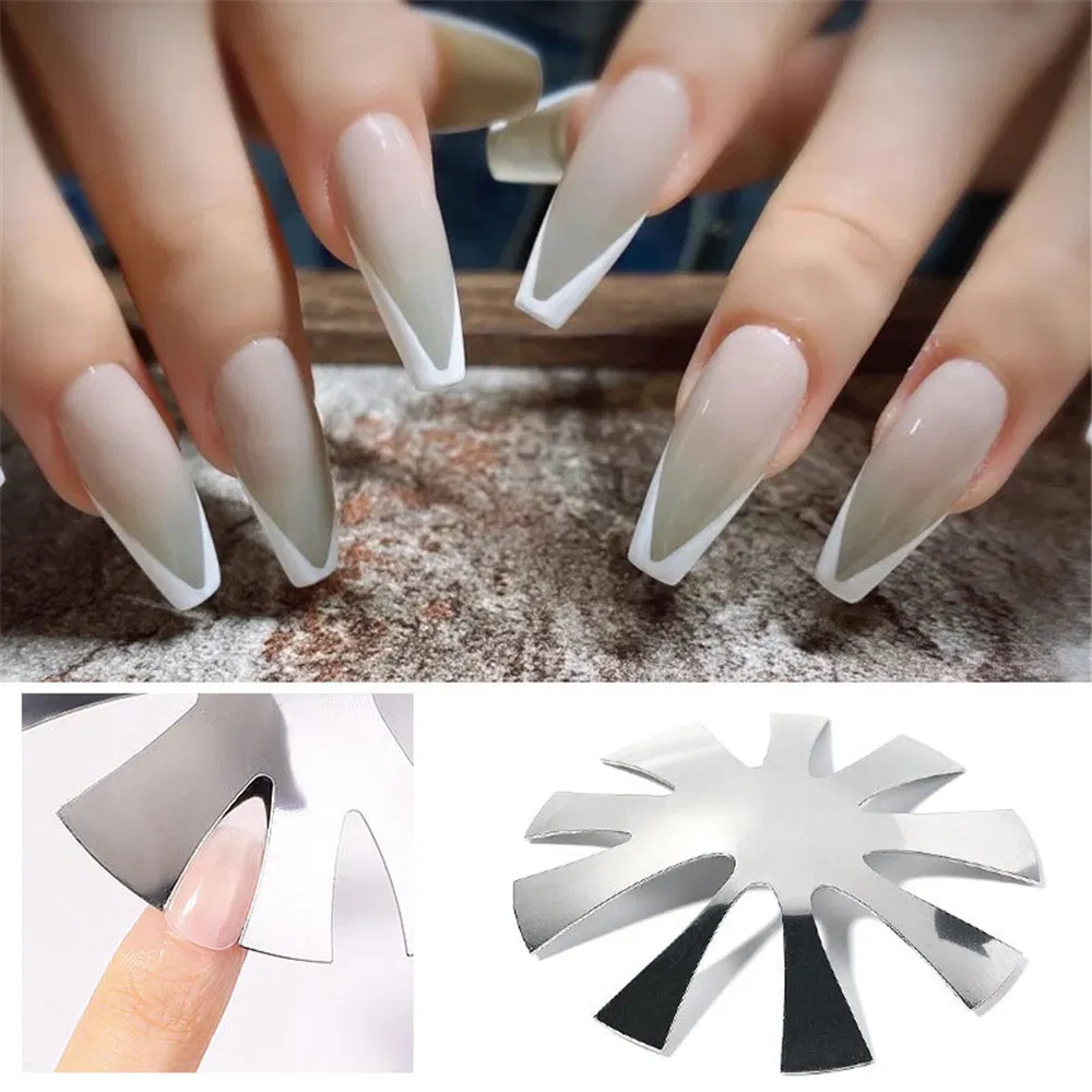 Plastic Steel Plate Model Crystal Nail Making Stainless Steel Template High Quality Nail Plate Tool Printing Nail Polish Transfer Template
