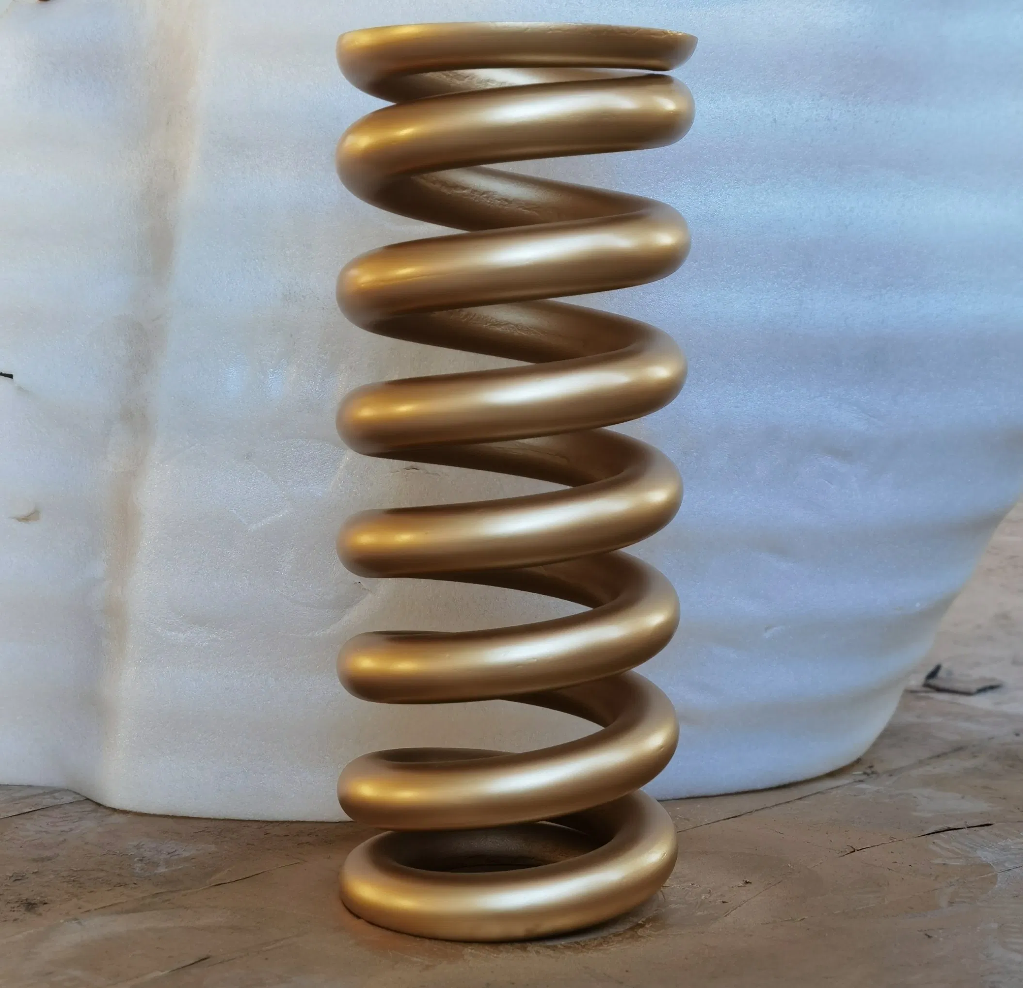 Customized Heat Resistant Steel Heavy-Duty Spiral Compression Spring for Vibration Screening Equipment