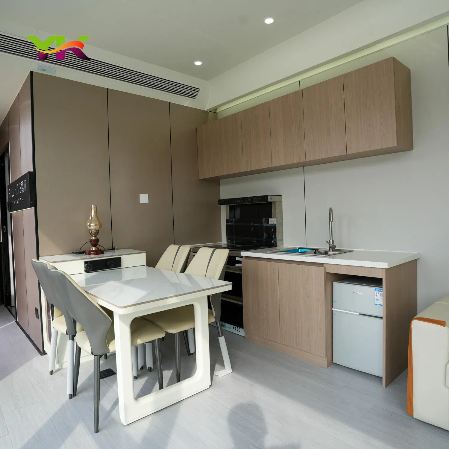 Prefab Villa Pod Space Capsule House Mini Aluminum Hotel Smart Home Price Prefab Mobile Cabin Room Prefabricated Integrated Camp Homestay Bedroom Manufacturer