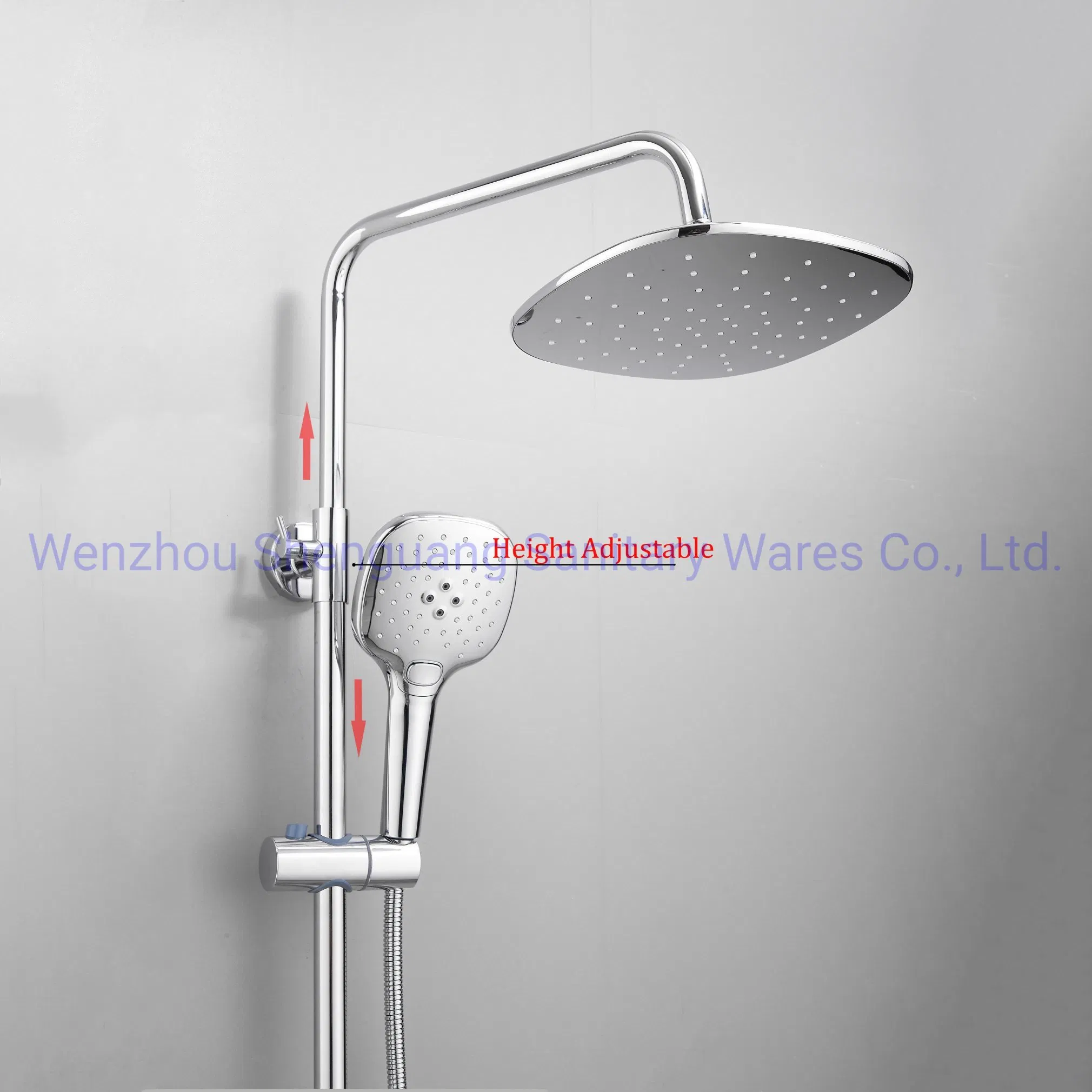 Huadiao Stainless Steel Faucet Shower Set Bathroom Rain Shower Set