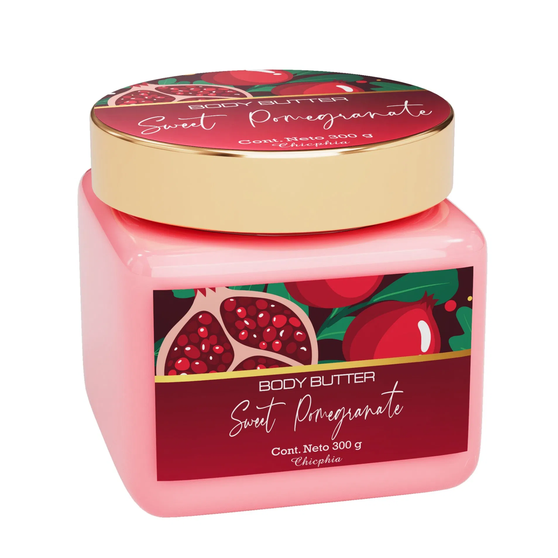 300g Chicphia Brand Sweet Pomegranate Body Butter