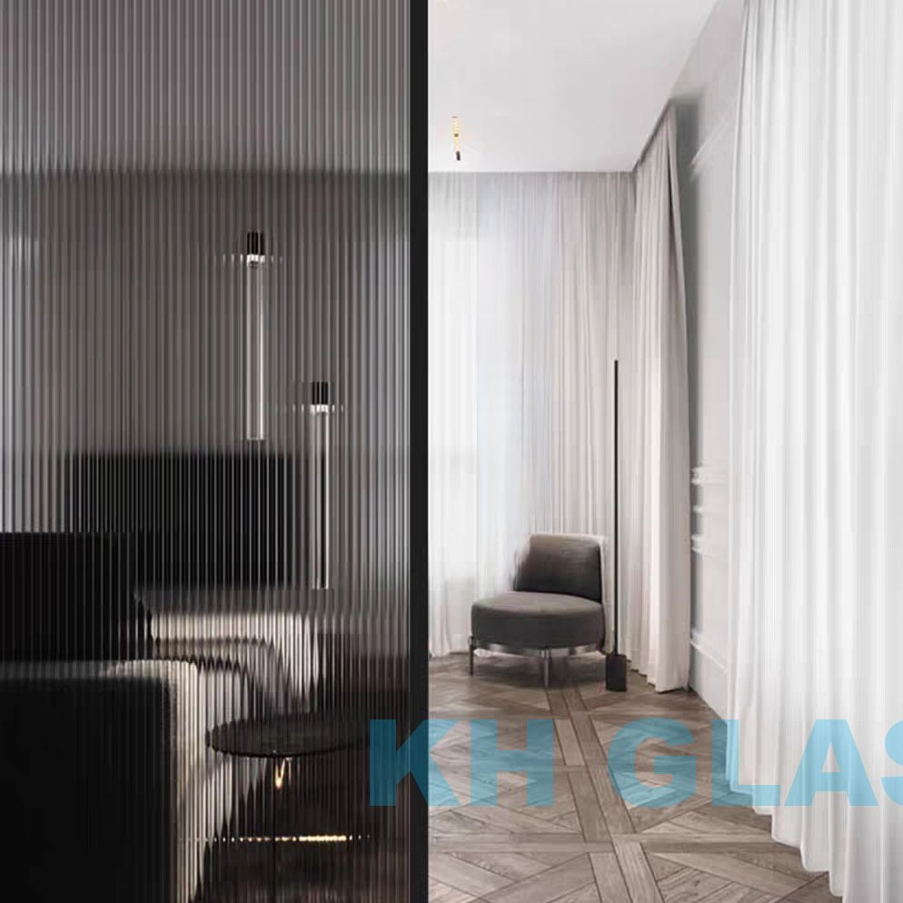 10mm Tempered Acid Frosted Etched Glass Partition Customized for Safety and Style