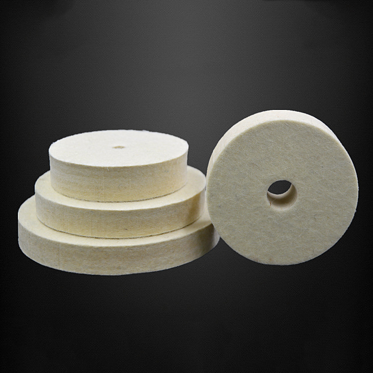 High Density Felt Buffing Wheels for Glass, Stone & Metal Surface Finishing