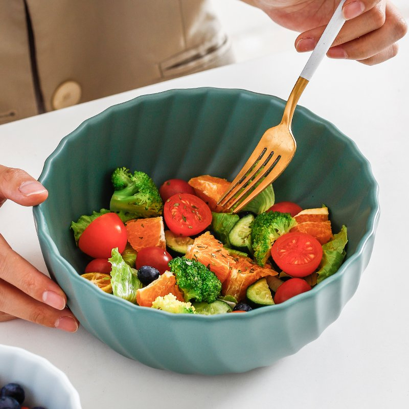 Ceramic Restaurant Tableware Large Ramen Rice Bowl Noodle Soup Bowl