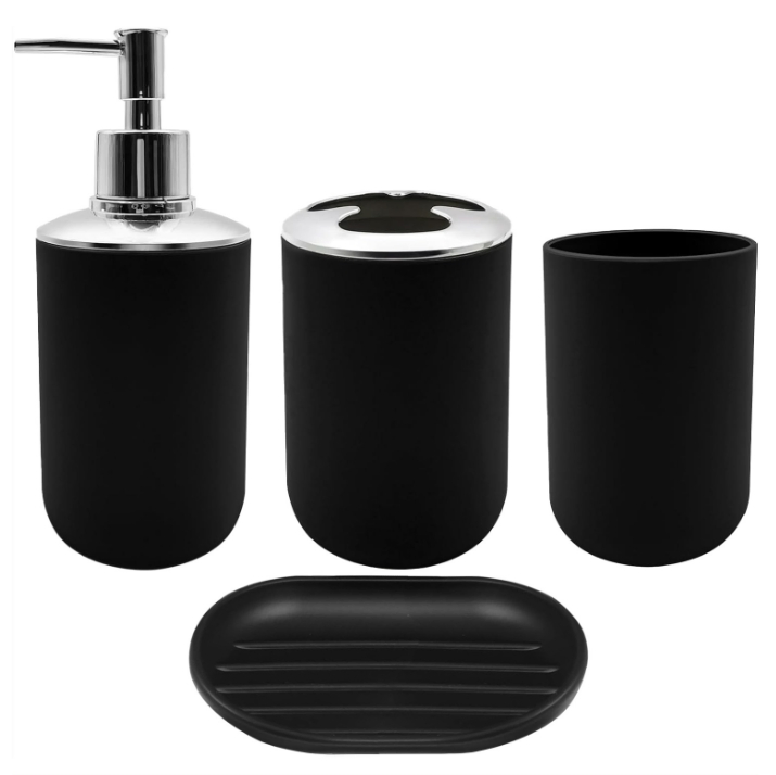 Home Bathroom Set Mouthwash Cup, Soap Dish, Lotion Bottle, Toothbrush Holder
