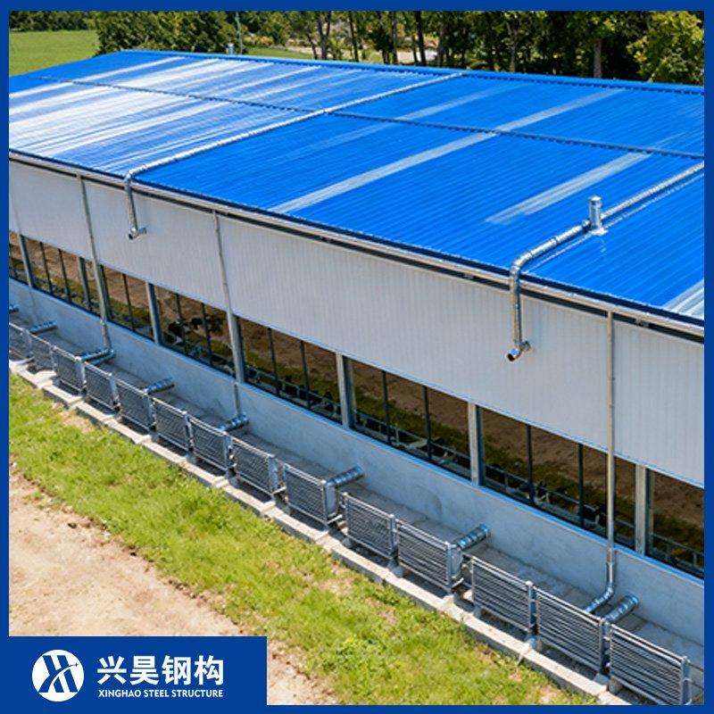 Seismic-Resistant Steel Portal Frame Prefab Metal Storage Farming Equipment Steel Structure Sheep/Goat/Pig/Hog/Cattle/Cow/Poultry House/Shed