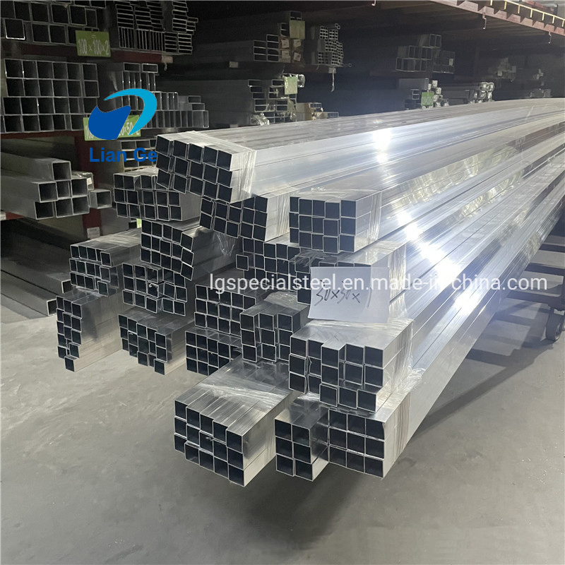 Liange Rectangular Square Hollow Round Aluminum Aluminium Alloy Tube Pipe