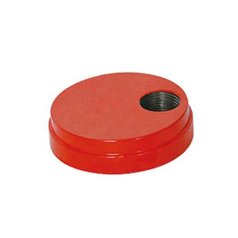 Manufacturers Supplier Custom Logo Ductile Cast Iron Grooved Pipe Fitting End Cap with Eccentric Hole