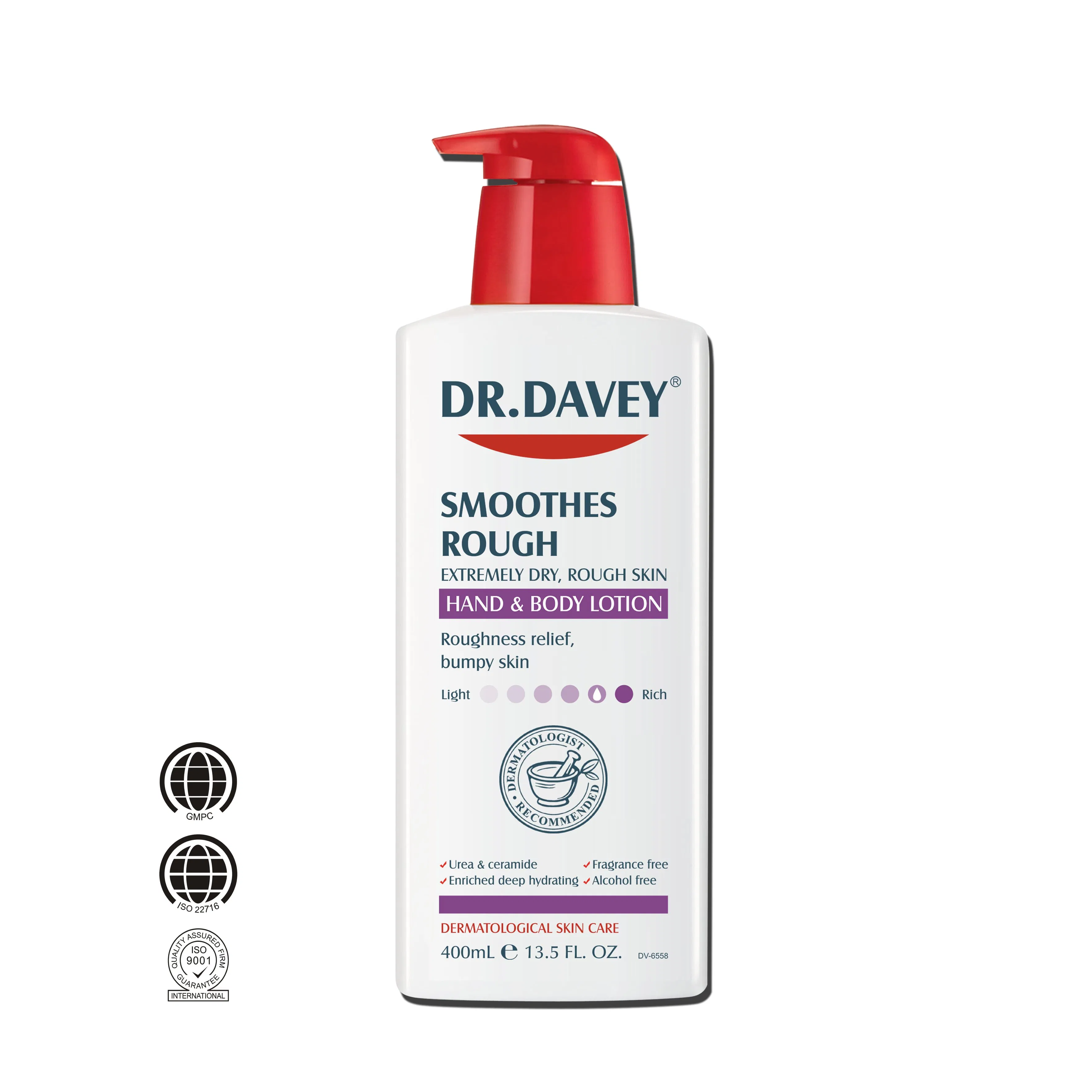 Dr. Davey Smoothes Rough Hand & Body Lotion 400ml