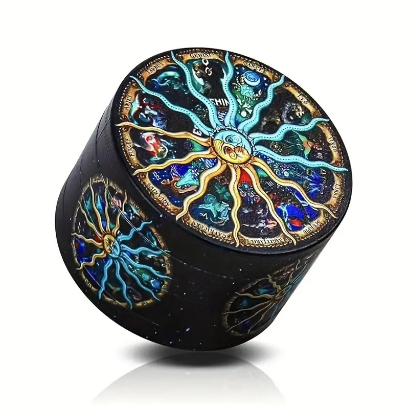 Wholesale 4 Layers Zinc Alloy Metal Herbal Smoking Accessories Grinders Tobacco Herb Grinder