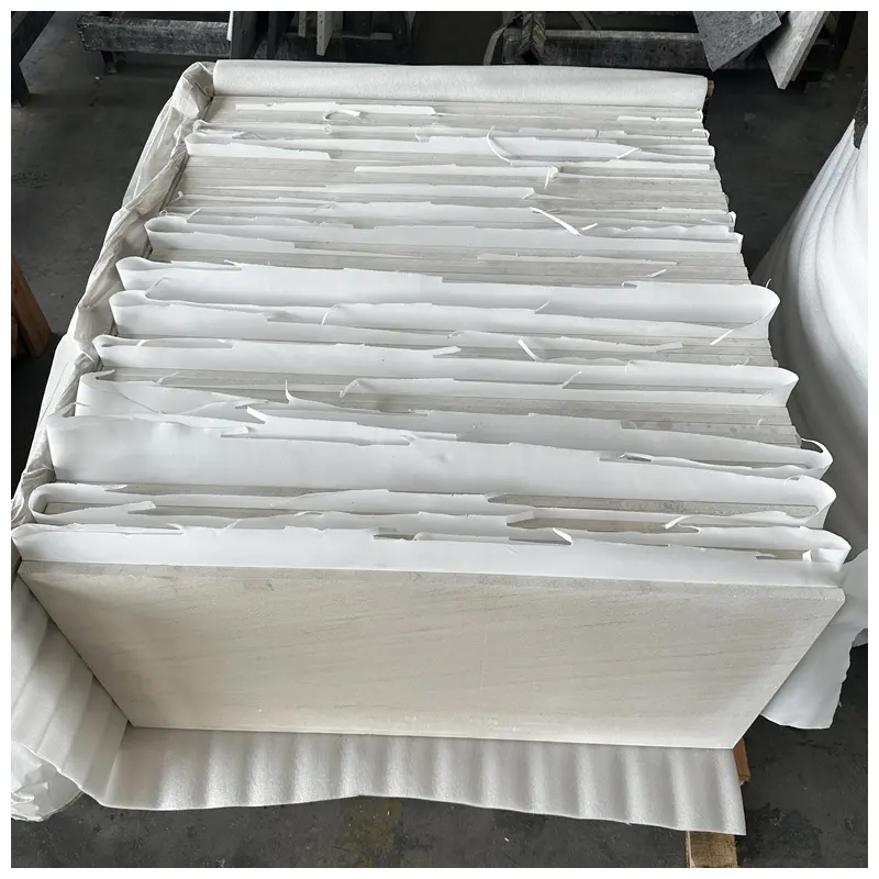 White Limestone Exterior Wall Tiles