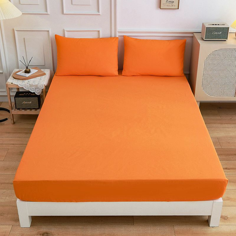 Solid Color Single Hat Pillowcase Home Textile Bedding Mattress Dust Cover