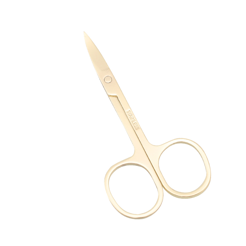 Wholesale High Quality Eyebrows Stainless Steel Beauty Black Lash Scissors
