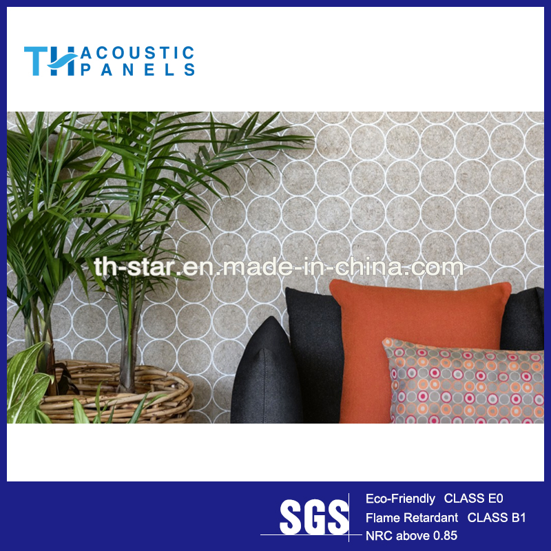 High Quality 9mm12mm20mm White Circular Design of Acoustic Printing Board