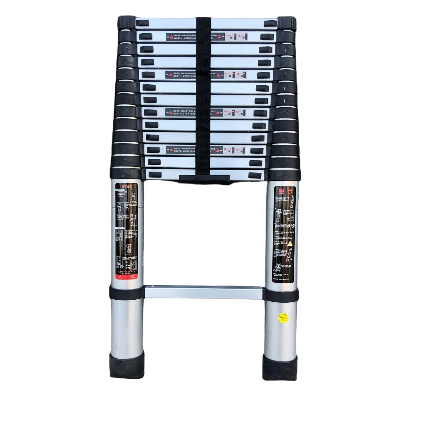 Multi Functional Modern Extended Ladder Aluminum Alloy Folding Ladder with 150kg Load Capacity