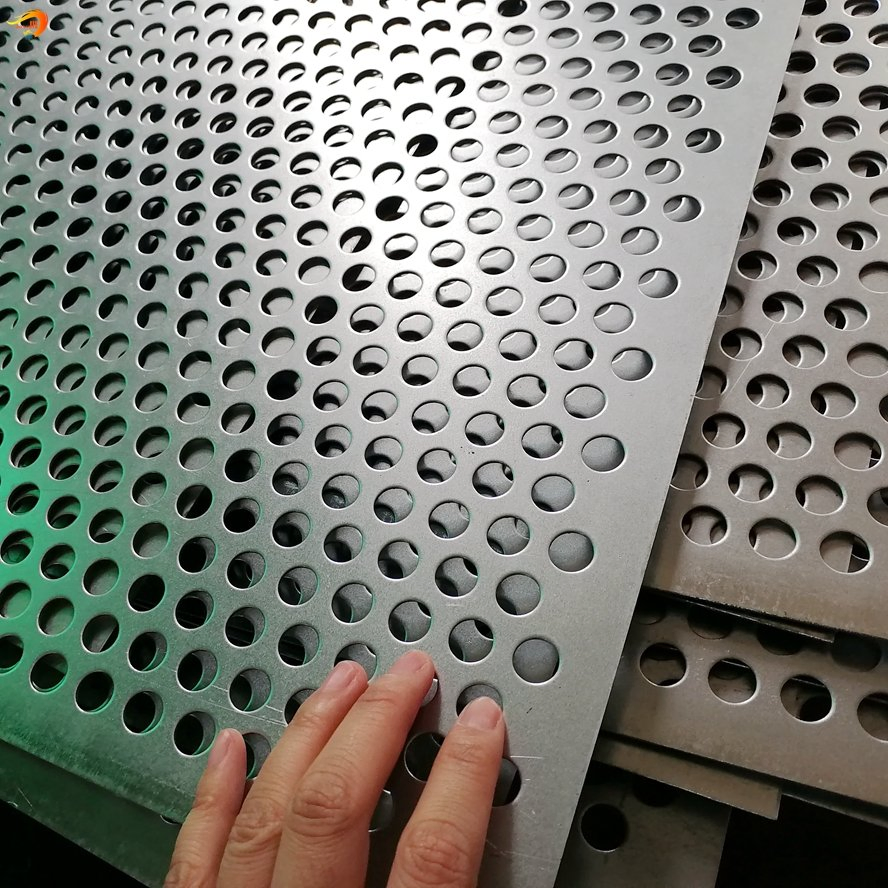 Exterior Construction Stainless Steel Perforated Metal Mesh Facade Cladding