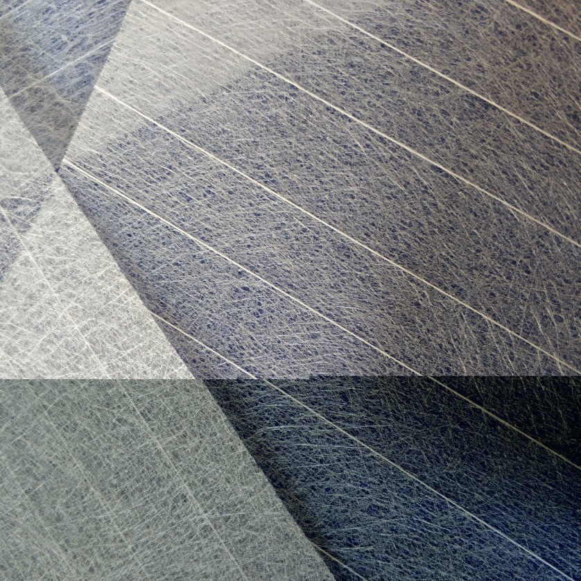 Fiberglass Floor Mat S-RM50g, Glass Fiber Non Woven Tissue, Black Color