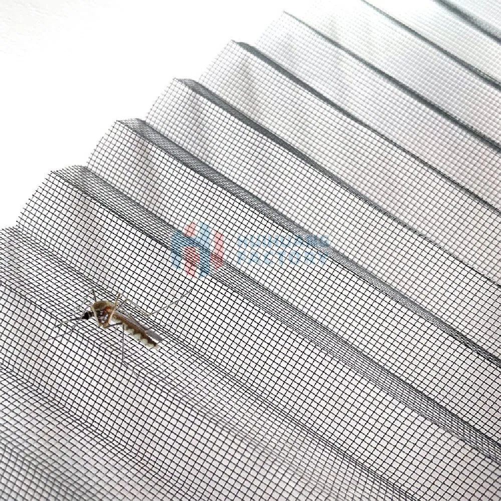 Invisible Folding Door Mosquito Proof Pleated Insect Fly Screen Window & Door