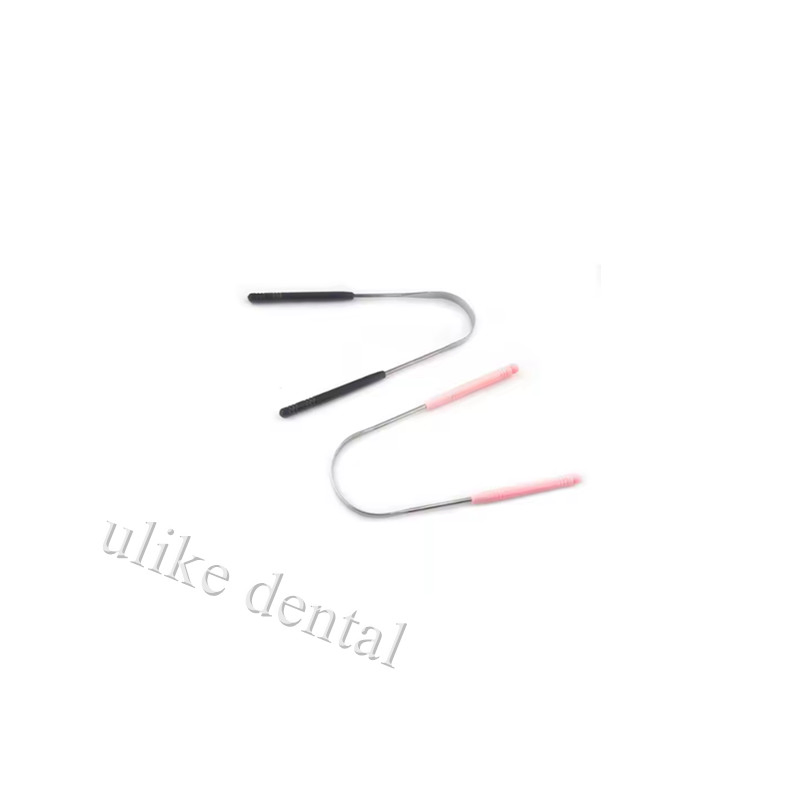 U-Shaped Metal Tongue Scraper Dental Stainless Steel Tongue Scrapers