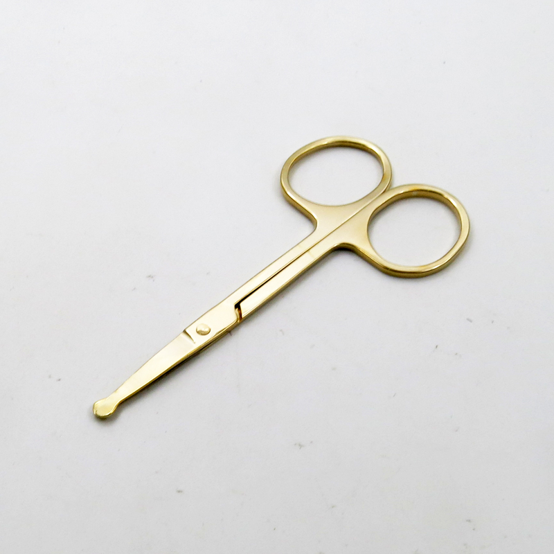 High Quality Beauty Scissor Stainless Steel Eyebrow Hair Facial Trimming Tweezers Scissors Tools for Manicure Care