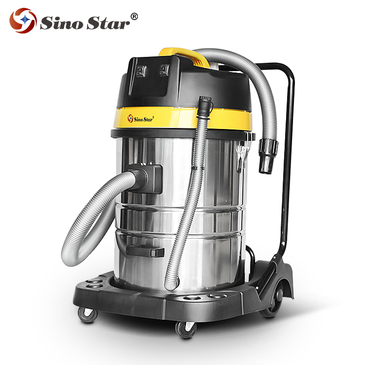Sino Star Band Upright Industrial 2000W High Efficiency Motor Industrial Grass Wet Dry Vacuum Cleaner Heavy Duty