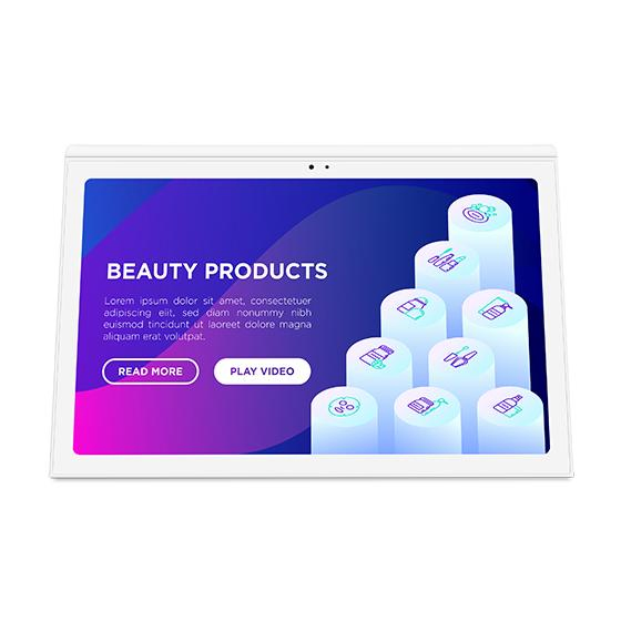 10inch Touch Screen Dual Side Desktop Digital Signage