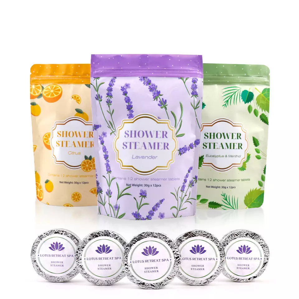 Body Nurse Shower Steamers Relax Physical Recovery Aromatherapy Cold Kicker Shower Steamers with Peppermint