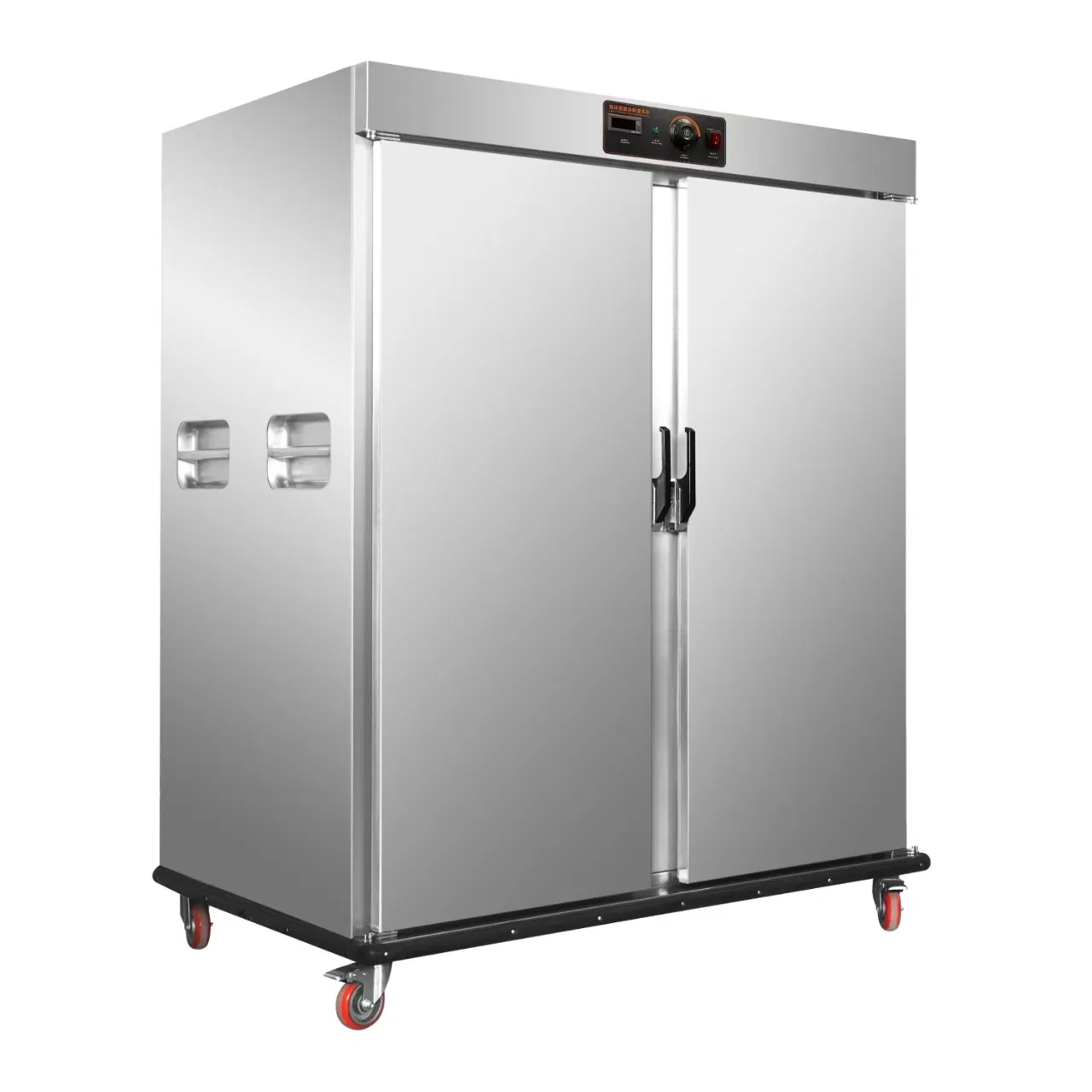 Commercial Kitchen Equipment Double Doors Electric Food Warmer Cabinet with Bwheels for Restaurants/Hotels/Banquet/Party