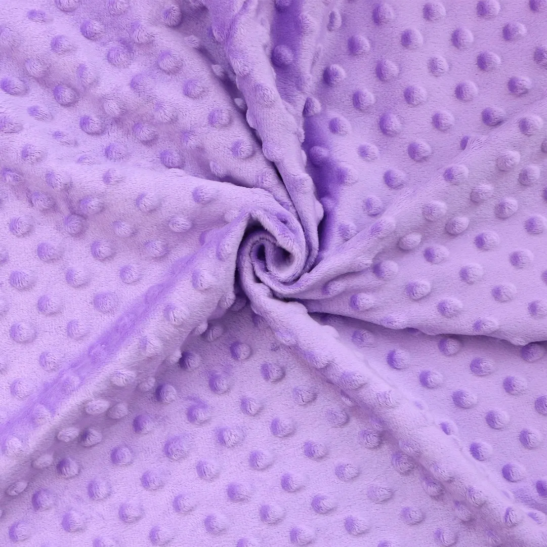 Double Layer Unisex Super Soft Dotted Fleece Cotton Minky Baby Blanket