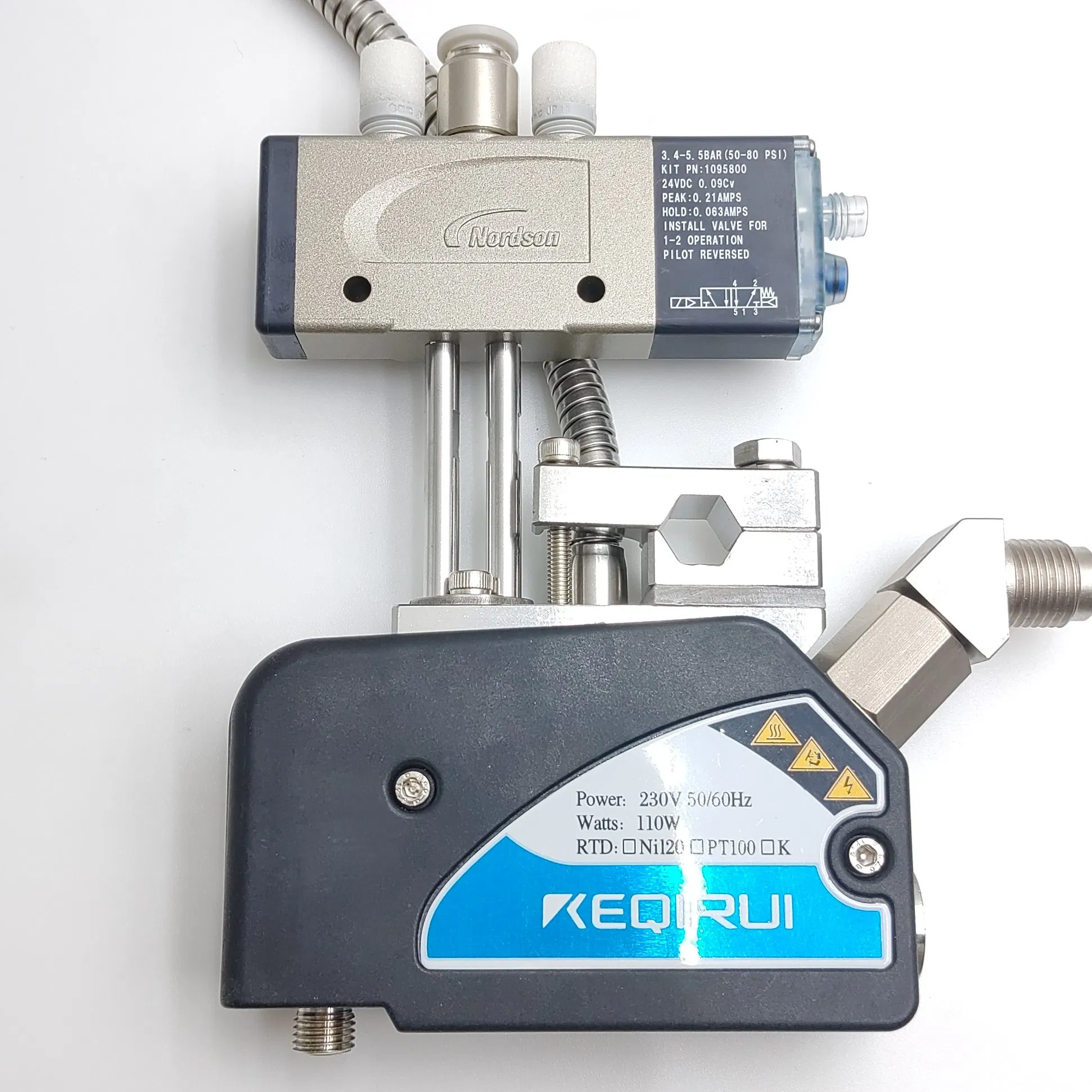 Mini Hot Melt Glue Gun with Nordson Solenoid Valve Suitable for Packaging and Coating Industries