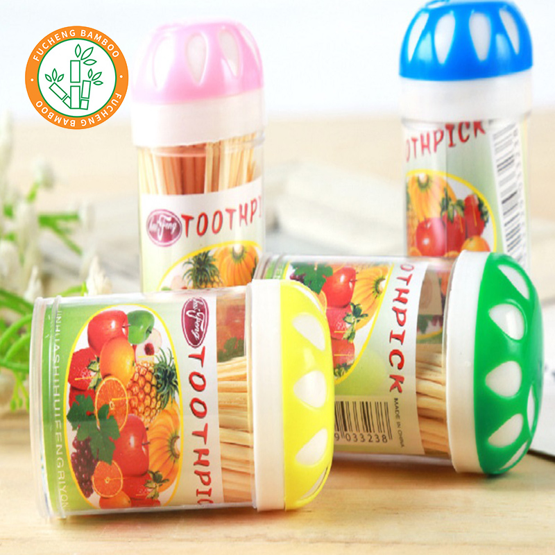 Disposable Bamboo Portable Household Banquet Bamboo Toothpicks 1000PCS Pack Independently Packaged Toothpicks