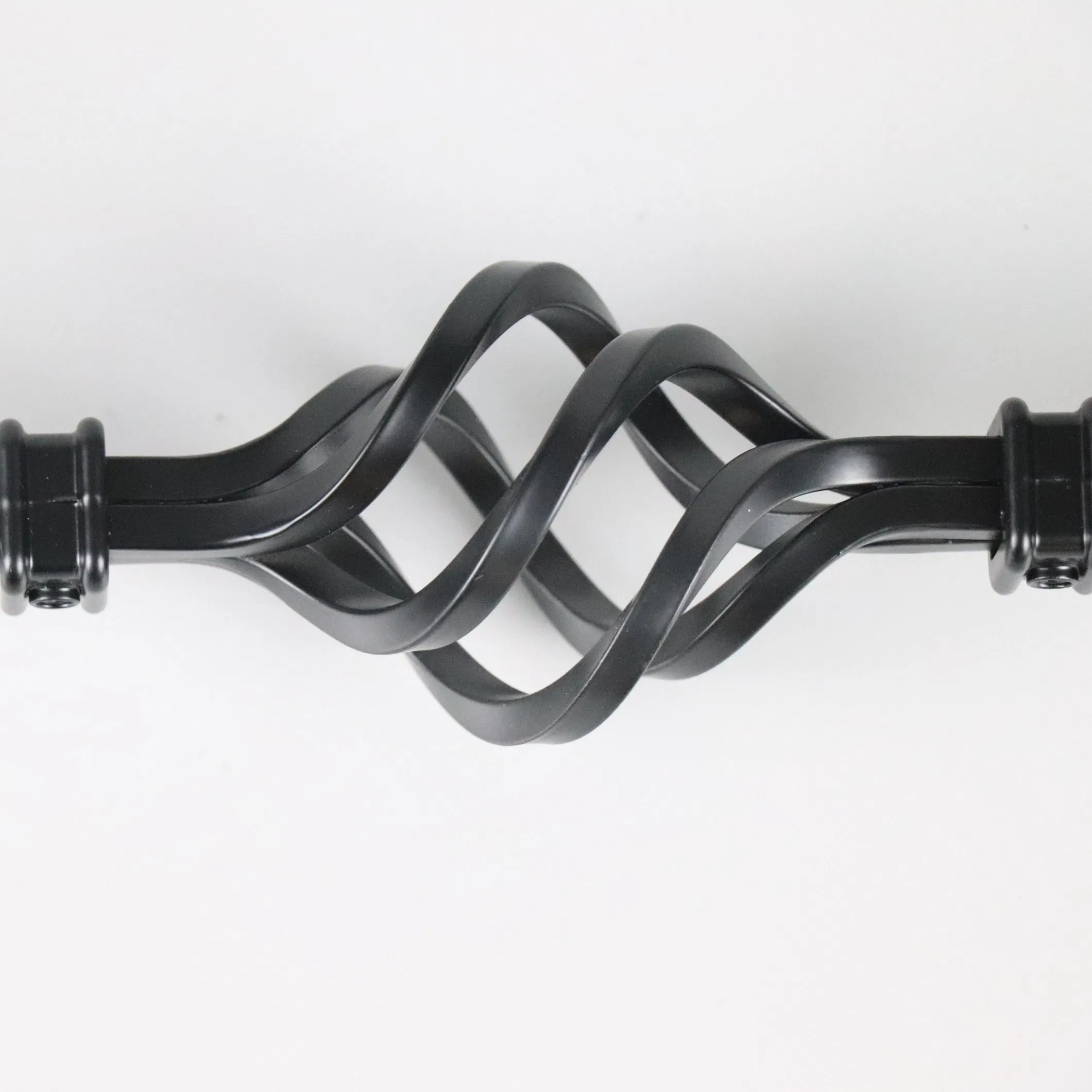 Black/White Wrought Iron Stair Post Decorative Spindles Solid Baluster Metal Railings Stair Balcony