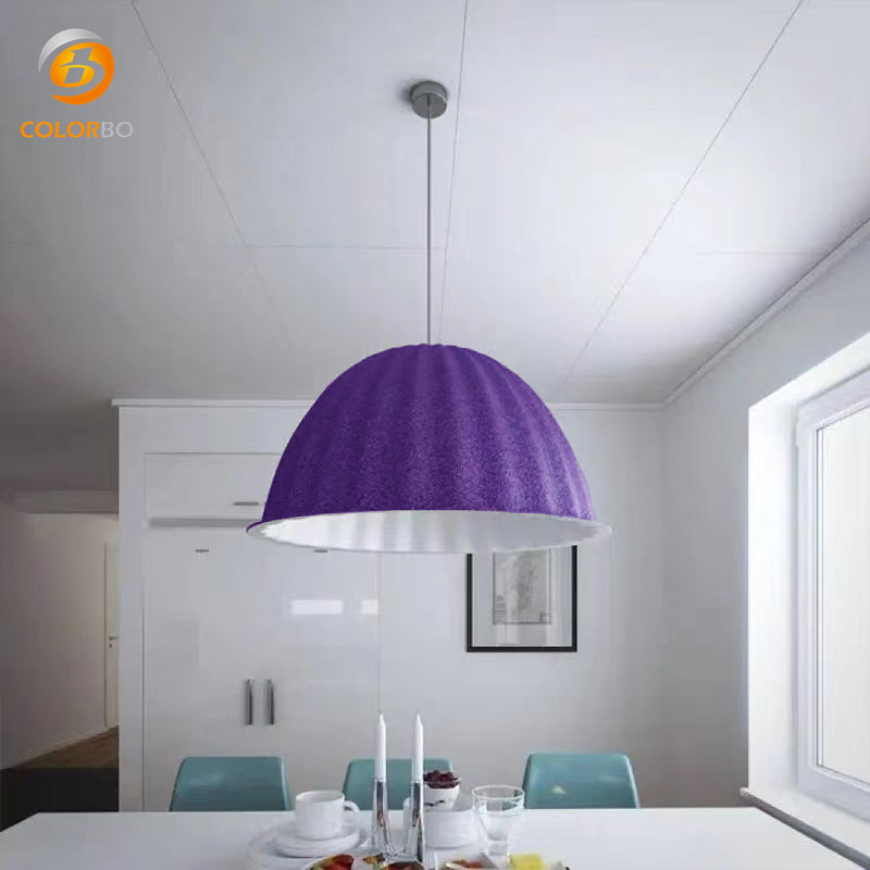 550*300mm Polyester Panels foam PET Acoustic Lampshade with High Quality lampshde