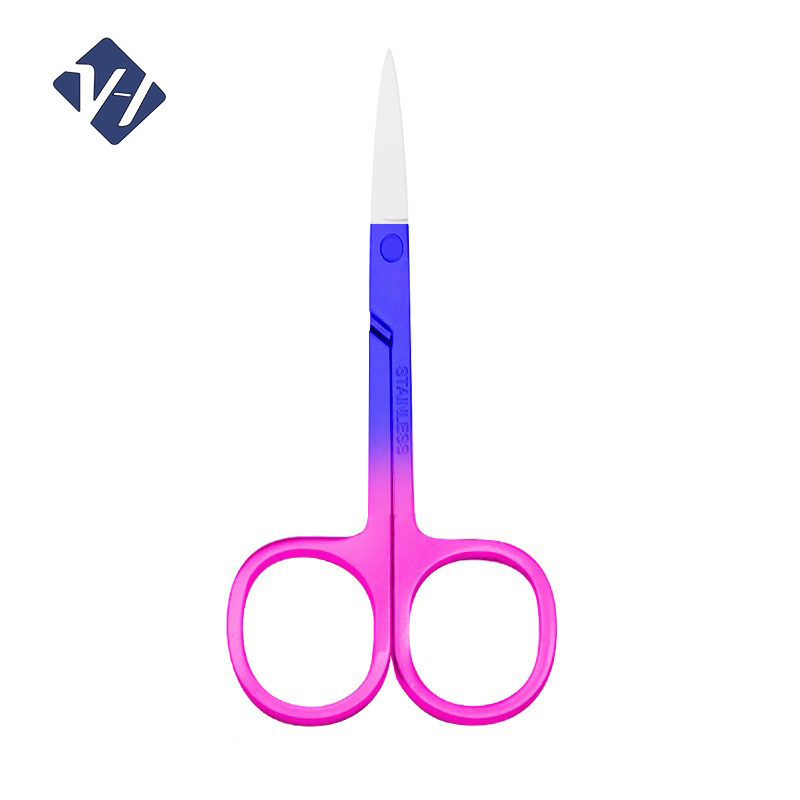 Mixed Color Easy to Use Women Eyebrow Round Tips Trim Straight Tips