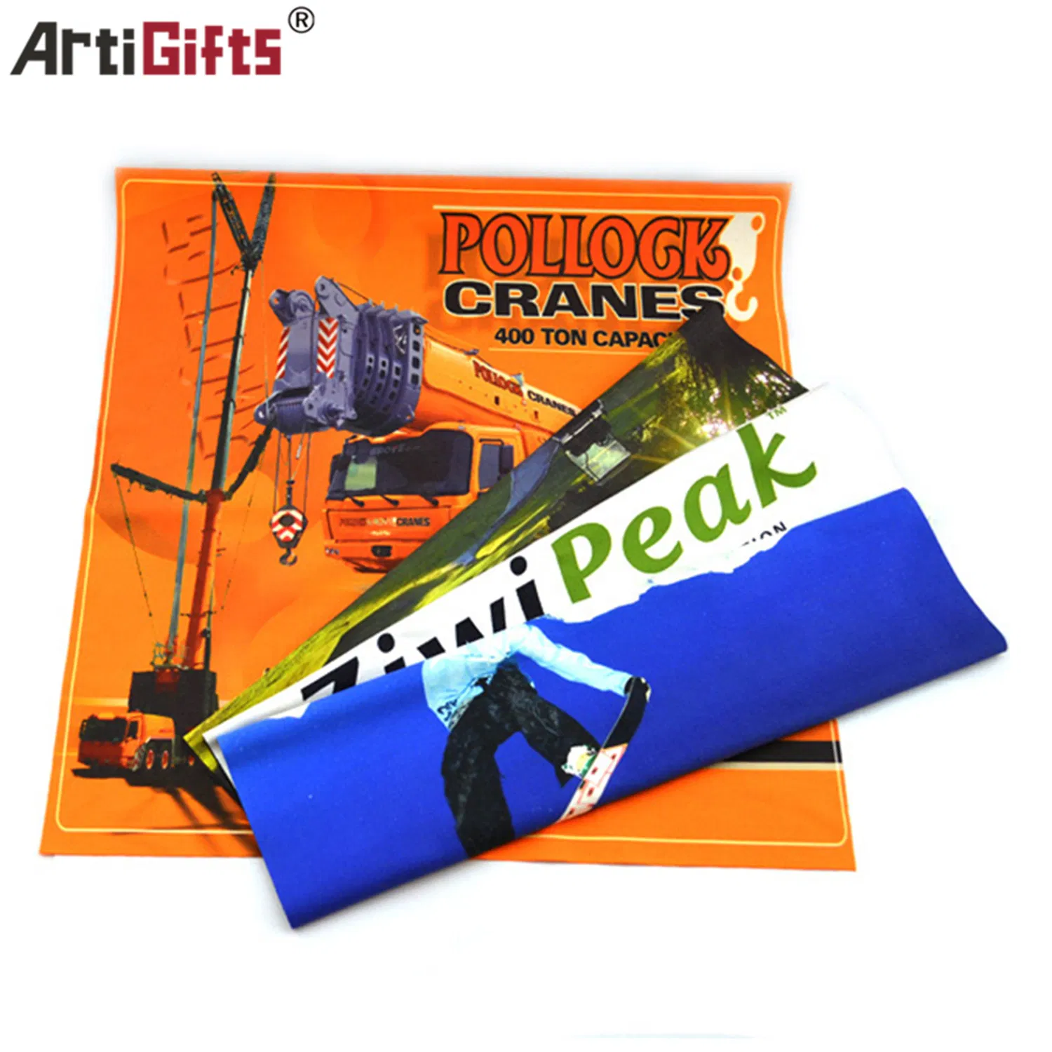 High Quality Custom Colorful Square Microfiber Glasses Cleaning Cloth