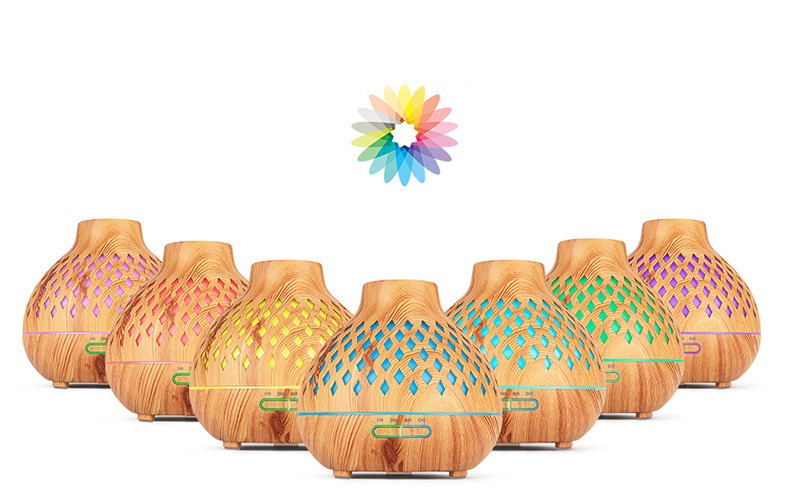 Stylish Home Ultrasonic Aroma Diffuser with 400 Ml Capacity