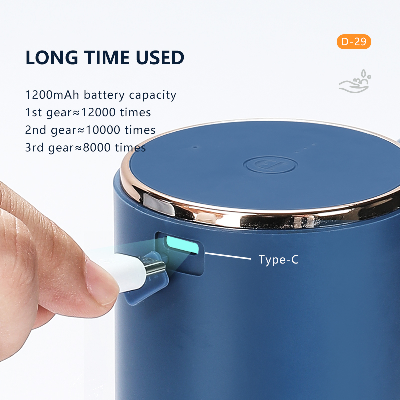 New USB Charging Three Stall Adjustment Body Waterproof Applicable to a Variety of Liquid Intelligent Induction Gel Machine Wash Soap Sanitizer Shampoo Shower