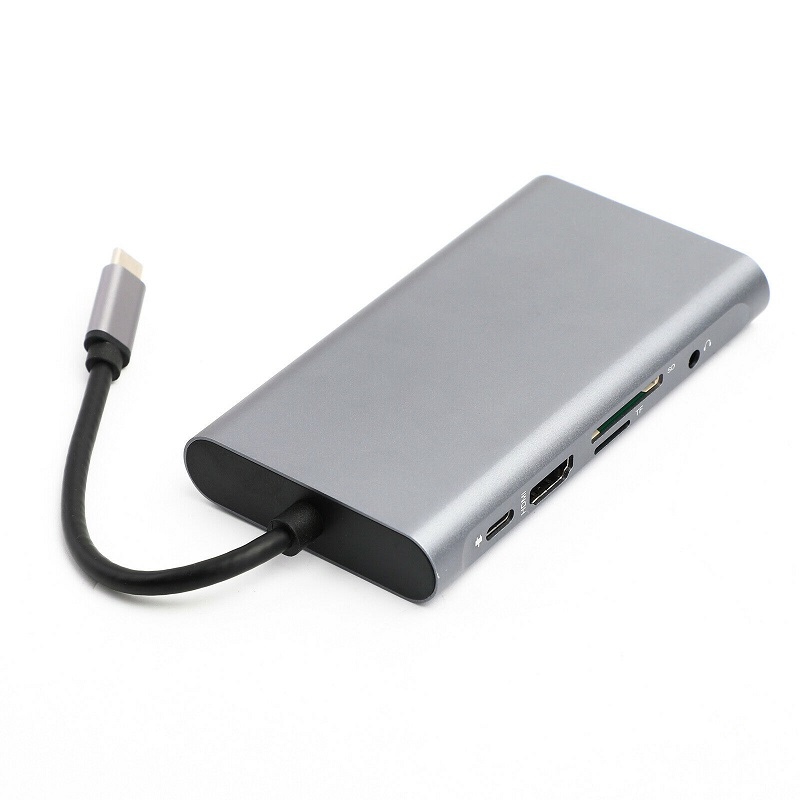 Versatile 10-in-1 USB-C Hub for Ultimate Laptop Connectivity