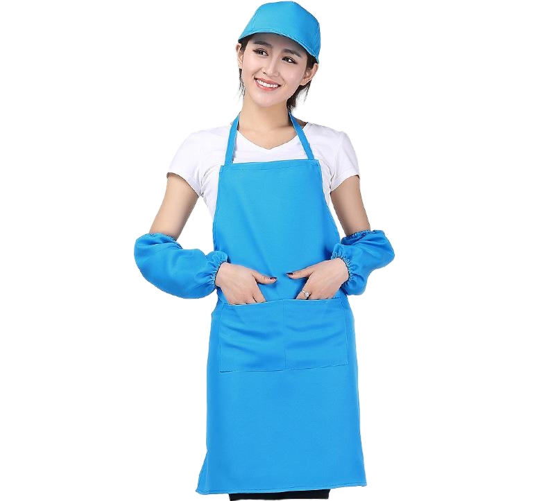 Wholesale Custom Unfiorm Promotion Waterproof Cooking Coffee Bib Kitchen Waist Resterant Apron
