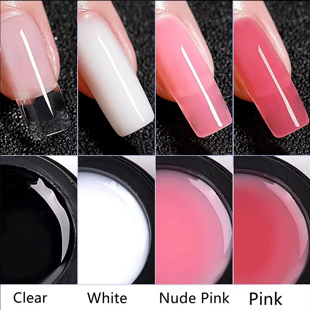 High Quality UV Nail Polish Extension Gel Builder Odor Free Painless Strong