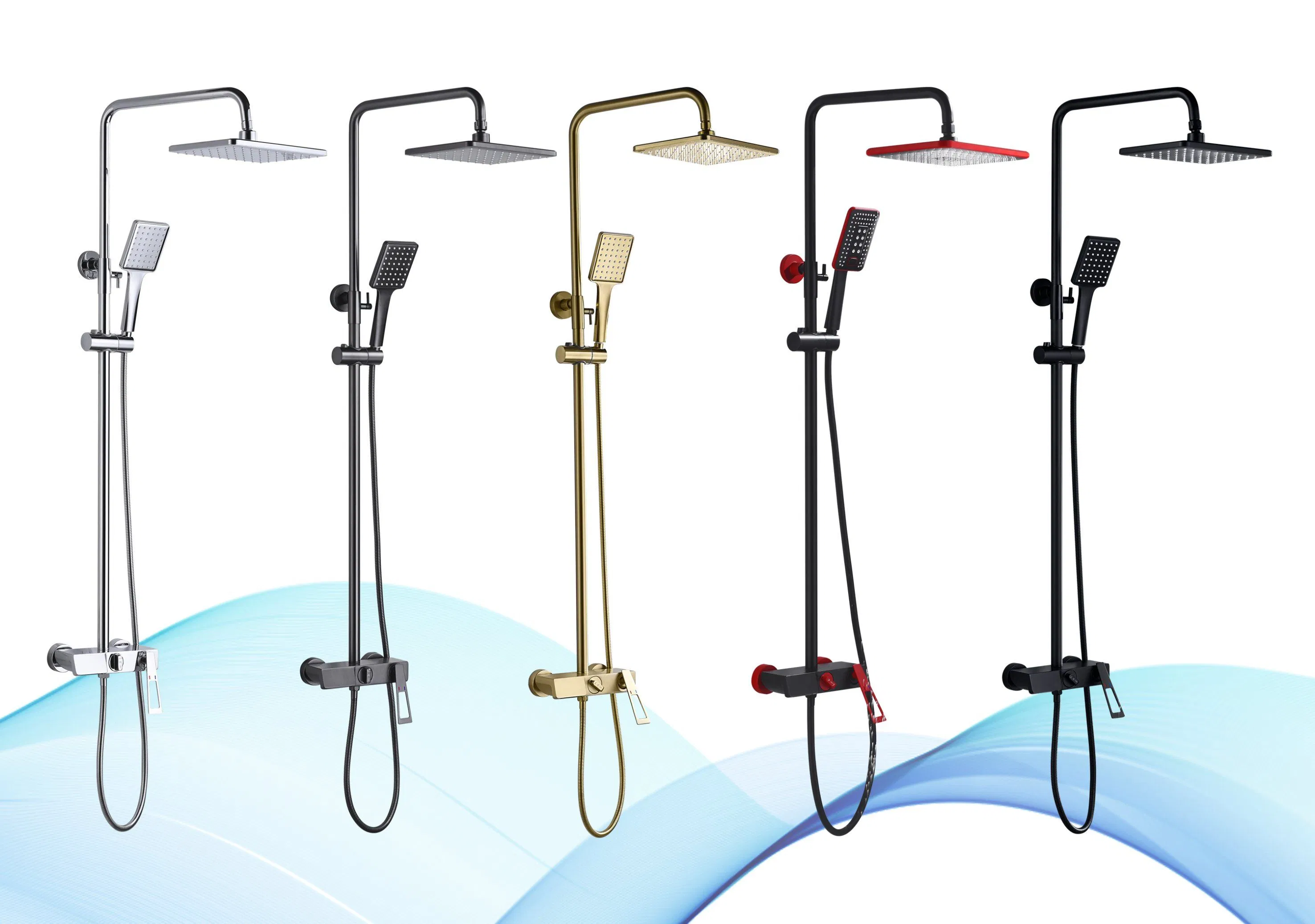 Ablinox Factory Wholesale 304 Stainless Steel Brushed Bathroom Shower