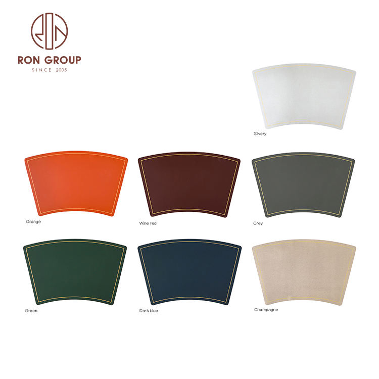 PU Leather Setting Luxury Waterproof Dining Table Mats