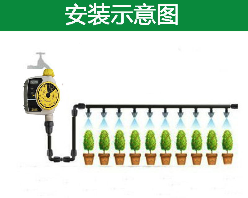 Solenoid Valve Intelligent Water Timer Digital Garden Watering Timer Automatic Waterer Drip Irrigation Minutes Controller for Garden Electric Monitor