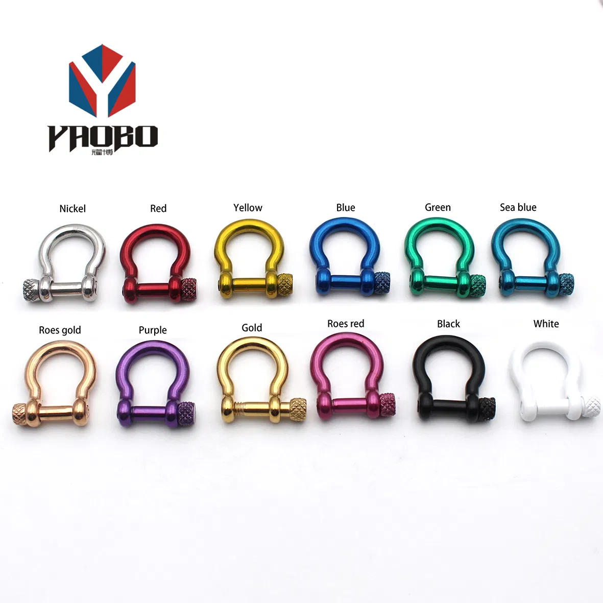 Premium Stainless Steel Screw Pin Bow Shackle for Heavy Duty Use